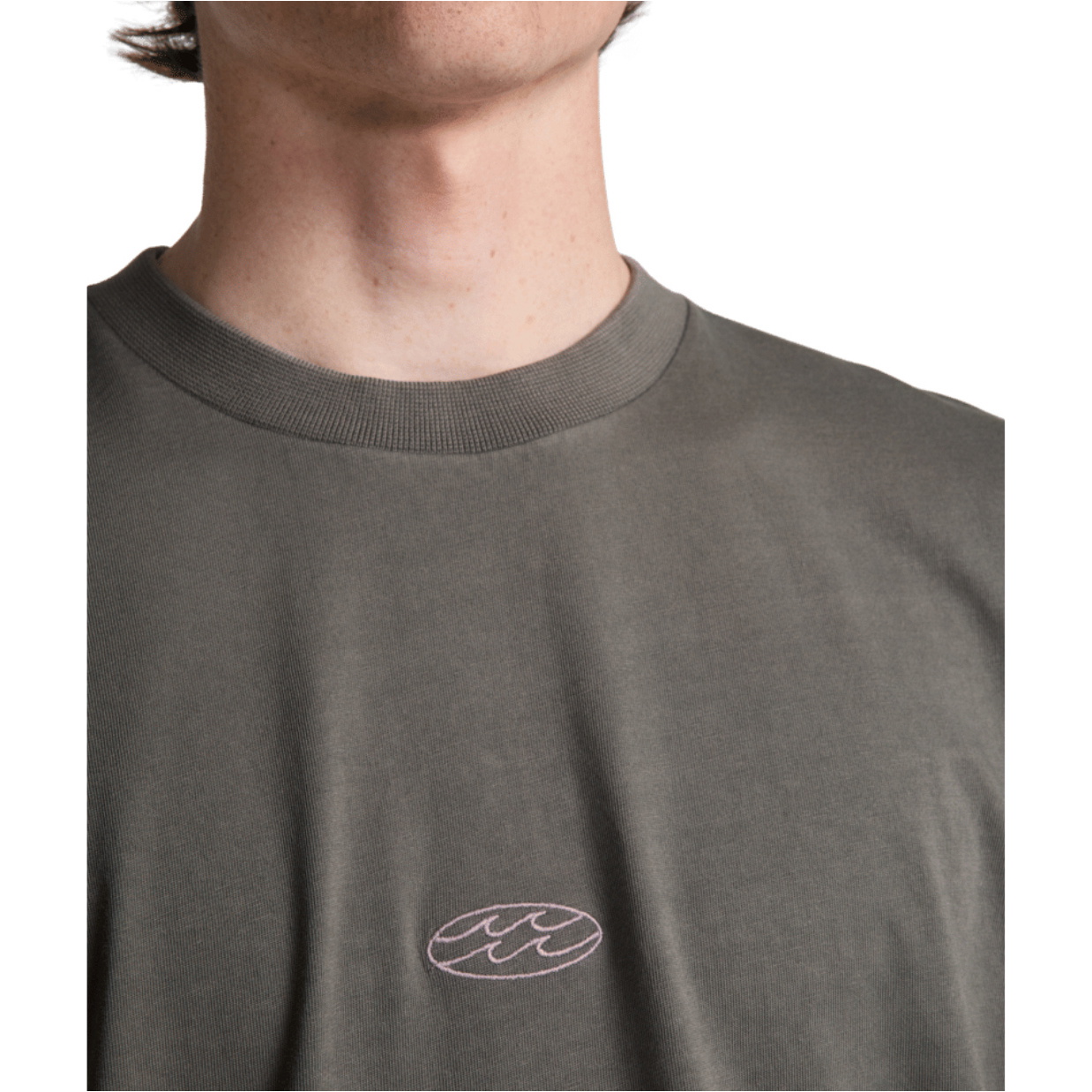 2026 Billabong M&auml;nner Og Wave Kurzarm-Strickoberteil EBYKT00113 - Pewter